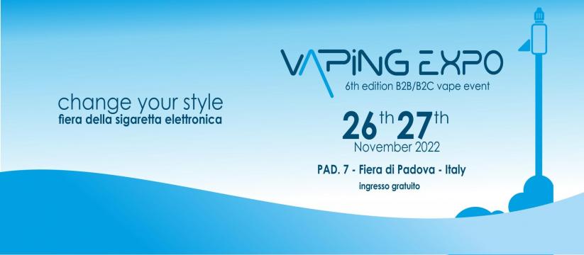 Vaping Expo Padova 26/27 Novembre 2022